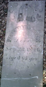 Jeremiah Angell - Shearer Cemetery - Plymouth Historical Museum